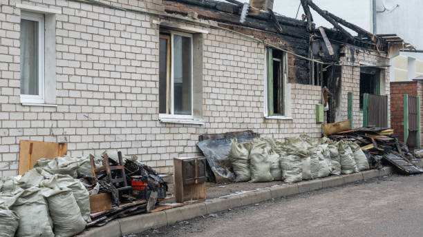Professional Fire Damage Repair technician working in Clinton, PA